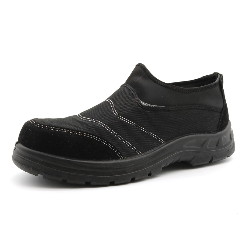 China TM239 Oil slip resistant steel toe puncture proof deltaplus type safety shoes without lace manufacturer