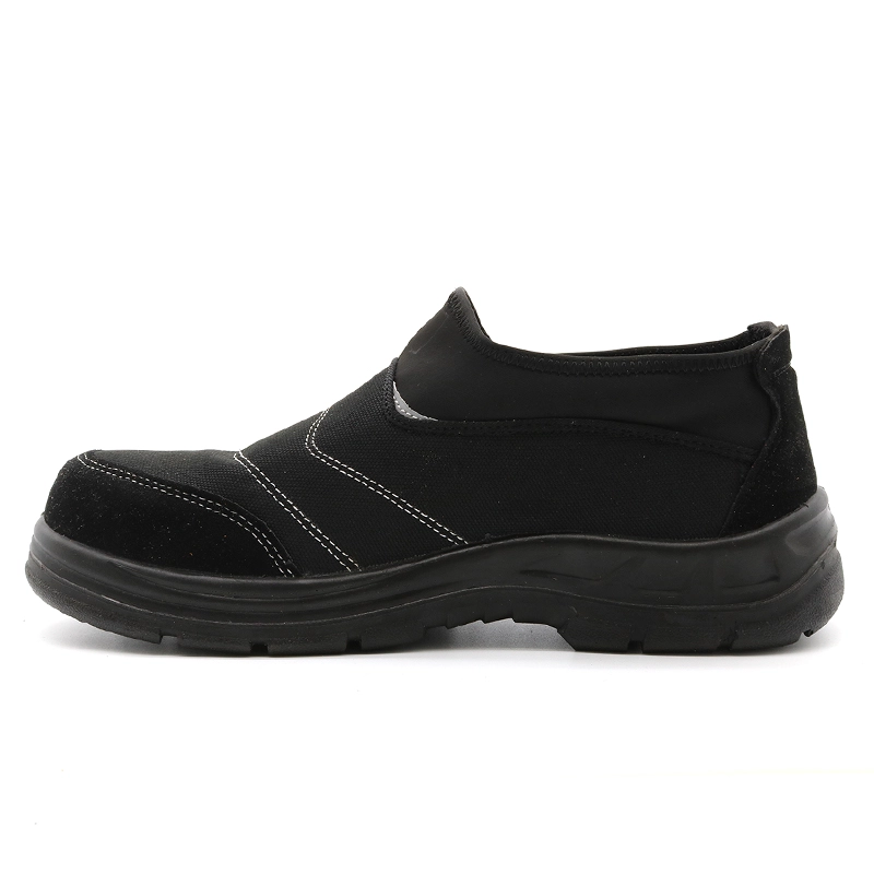 China TM239 Oil slip resistant steel toe puncture proof deltaplus type safety shoes without lace manufacturer