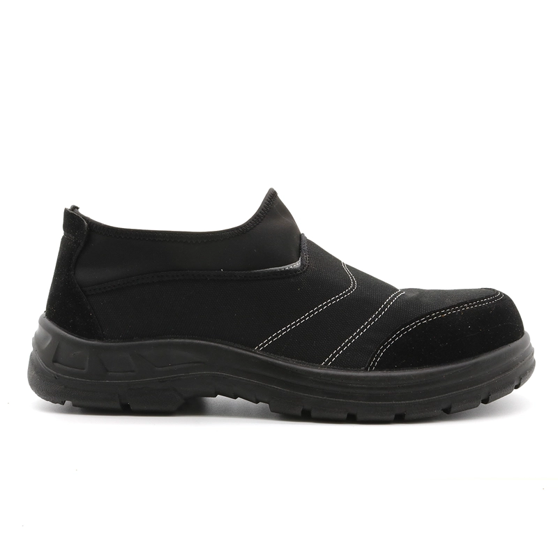 China TM239 Oil slip resistant steel toe puncture proof deltaplus type safety shoes without lace manufacturer