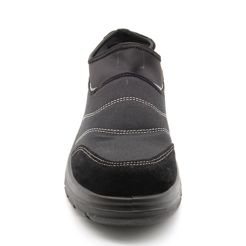 China TM239 Oil slip resistant steel toe puncture proof deltaplus type safety shoes without lace manufacturer