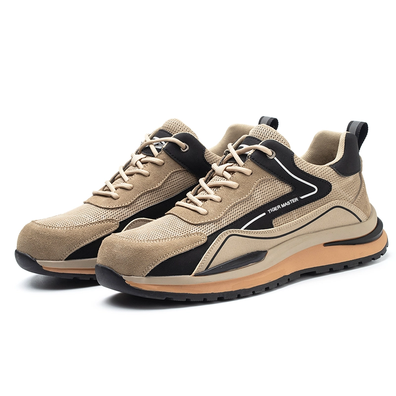 China 0217 Anti slip oil proof steel toe puncture resistant sport type safety shoes for men manufacturer