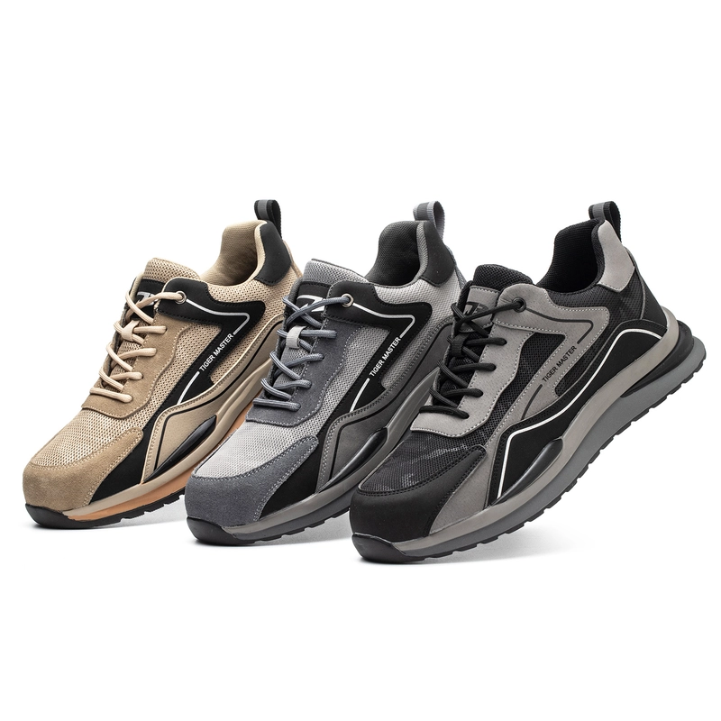 China 0217 Anti slip oil proof steel toe puncture resistant sport type safety shoes for men manufacturer