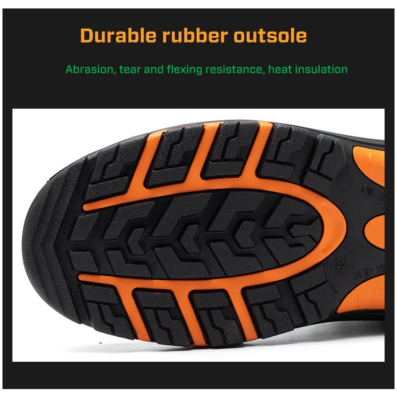 China TM0225 Brown nubuck leather anti slip soft rubber sole steel toe anti puncture oil and gas safety shoes manufacturer