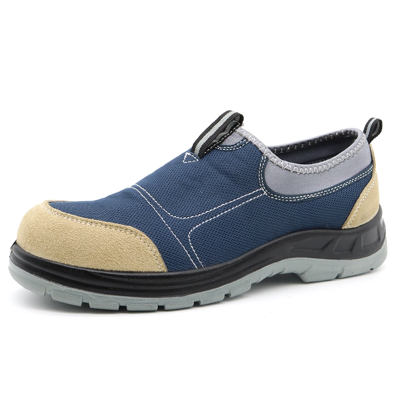 中国 TM238 Oil slip resistant steel toe anti puncture no lace causal sport safety shoes - COPY - snve6s 制造商