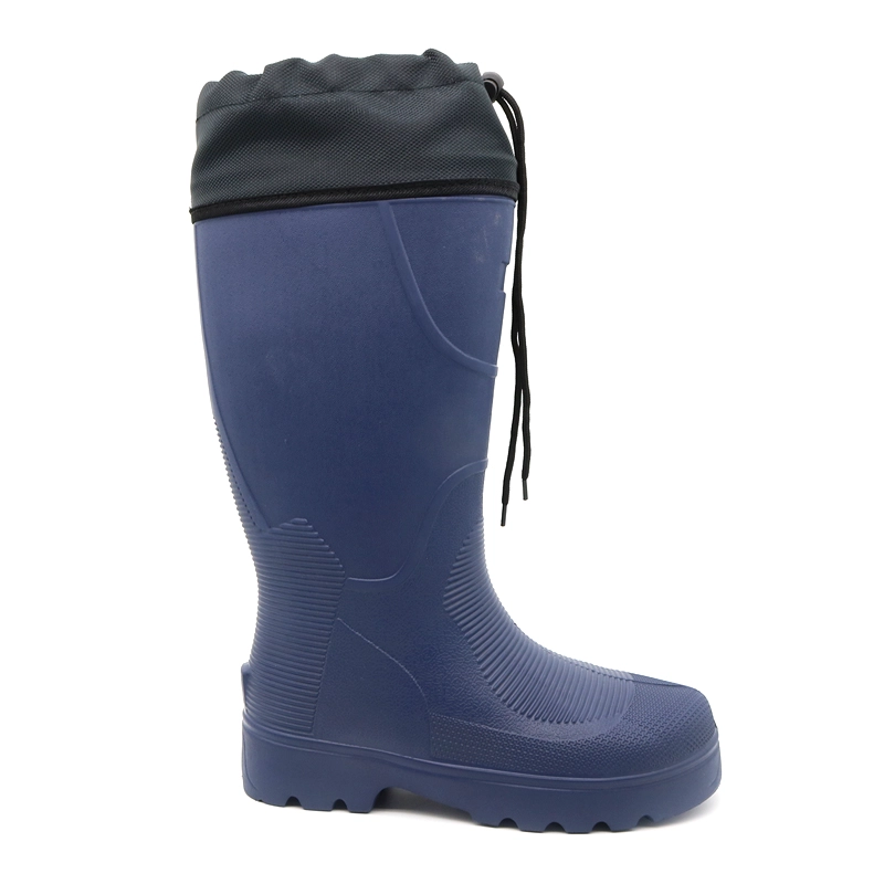 China EB06 anti slip oil acid chemical resistant waterproof light weight non safety eva work boots manufacturer