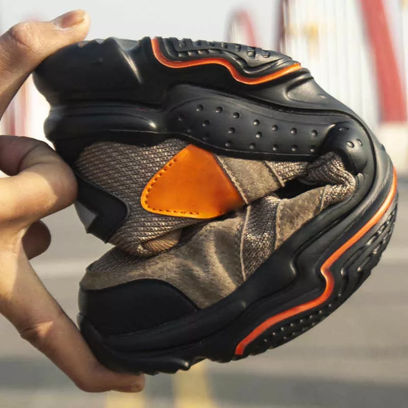 China 0268 Anti slip soft eva sole steel toe prevent puncture comfortable light weight sneaker safety shoes for men manufacturer
