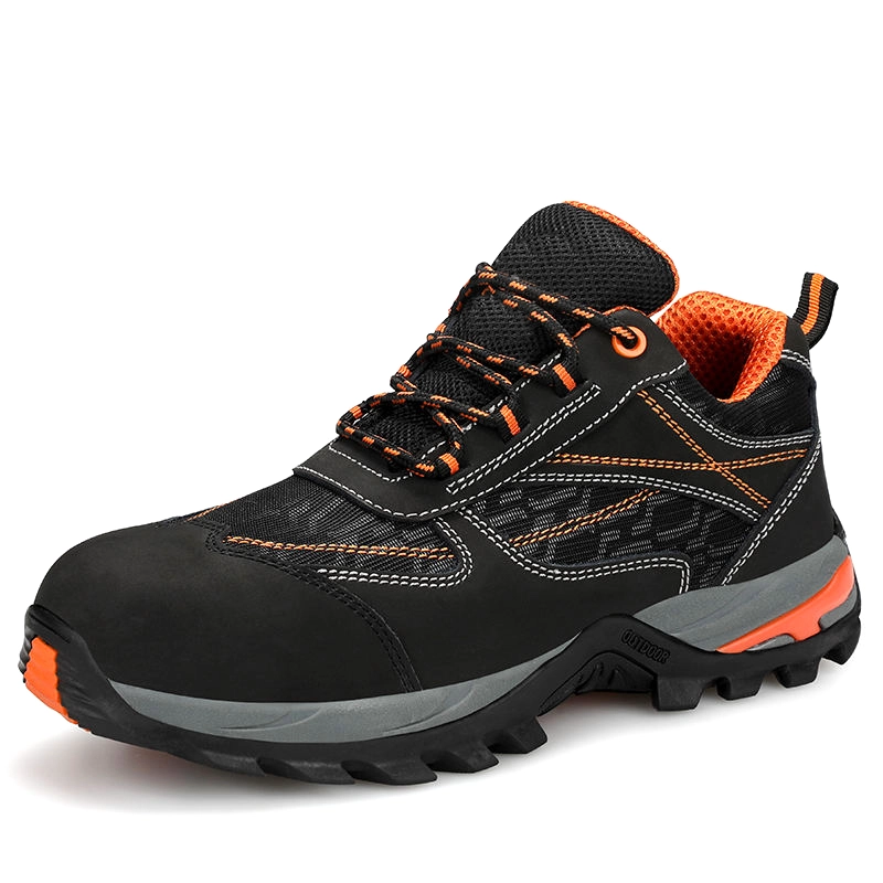 Chine 0270 Anti-dérapant EVA semelle en caoutchouc microfibre cuir léger anti-crevaison chaussures de sécurité en acier pour hommes fabricant
