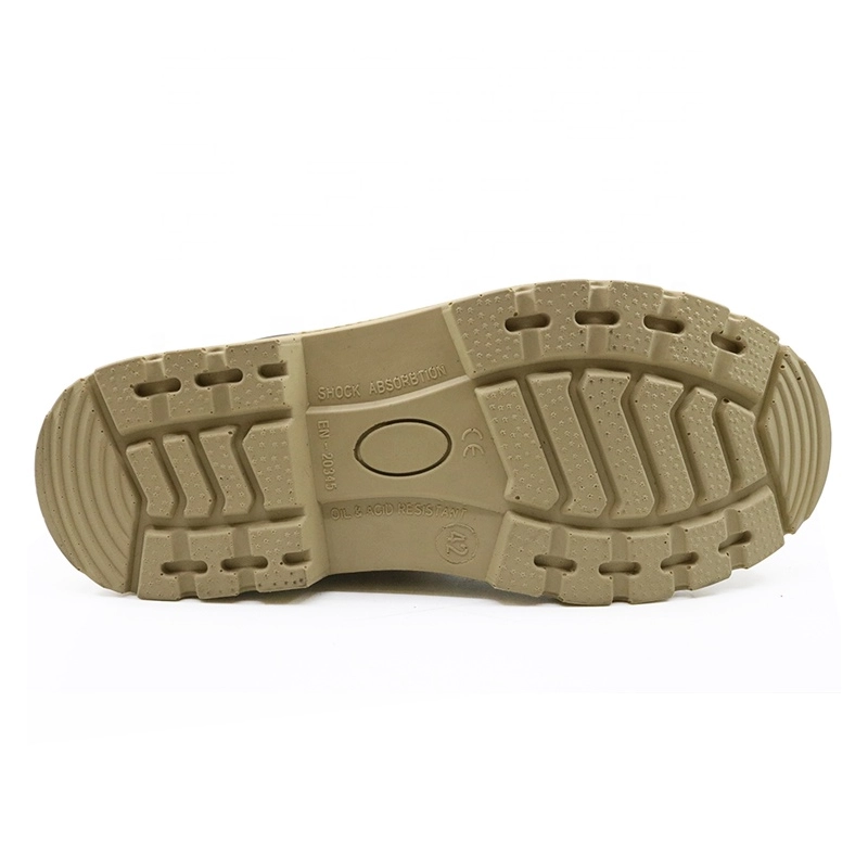 China TM111 Anti slip oil resistant pu sole steel toe men safety shoes for construction manufacturer