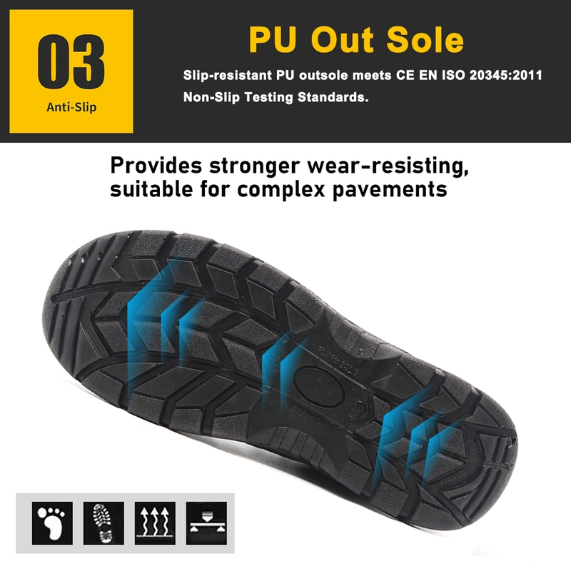 中国 TM223G CE verified anti slip composite toe men light weight safety shoes for workshop - COPY - wfu568 制造商