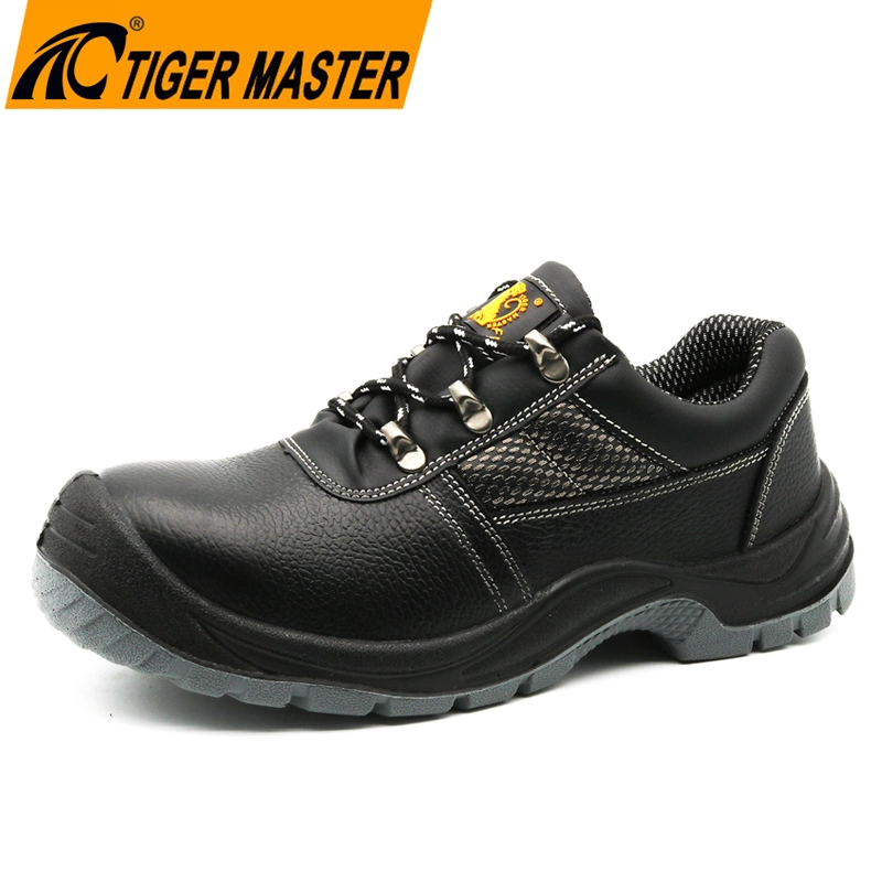 China TM003L Anti slip genuine leather oil water resistant anti static work safety shoes steel toe cap manufacturer