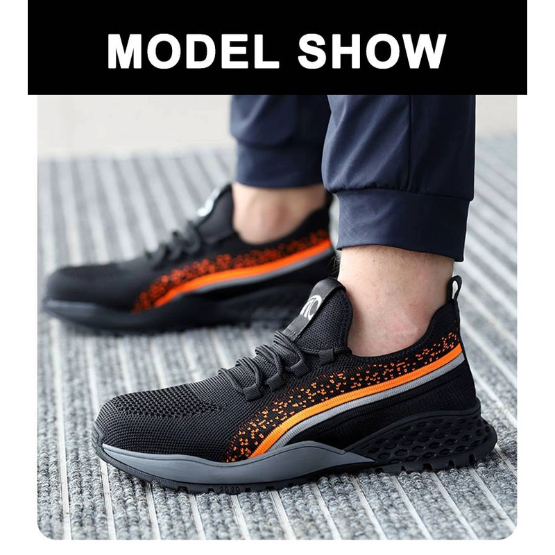 Chine TM263 Anti-dérapant résistant à l'huile anti-crevaison en acier orteil hommes chaussures de sécurité baskets fabricant