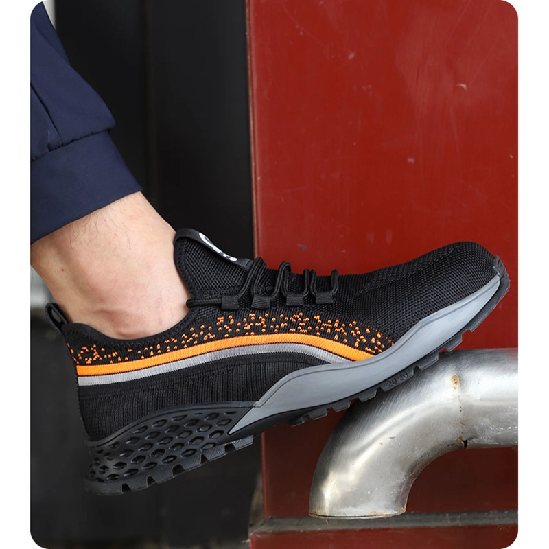 Chine TM263 Anti-dérapant résistant à l'huile anti-crevaison en acier orteil hommes chaussures de sécurité baskets fabricant