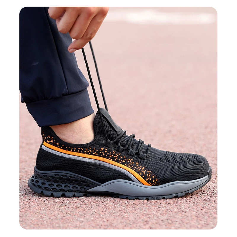 Chine TM263 Anti-dérapant résistant à l'huile anti-crevaison en acier orteil hommes chaussures de sécurité baskets fabricant