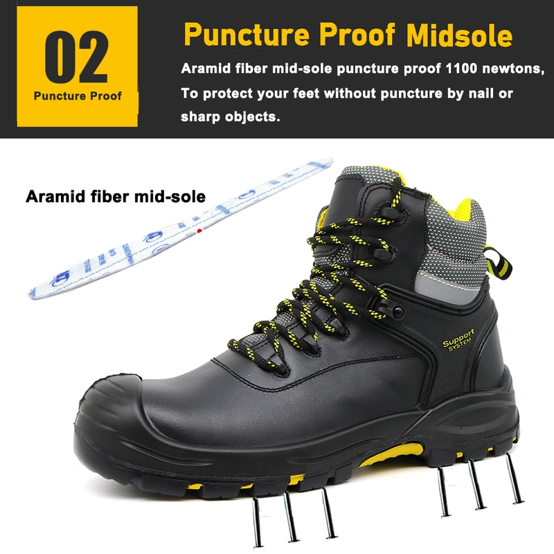 Cina TM158 HRO suola in gomma antiperforazione scarpe antinfortunistiche resistenti al calore punte composite produttore