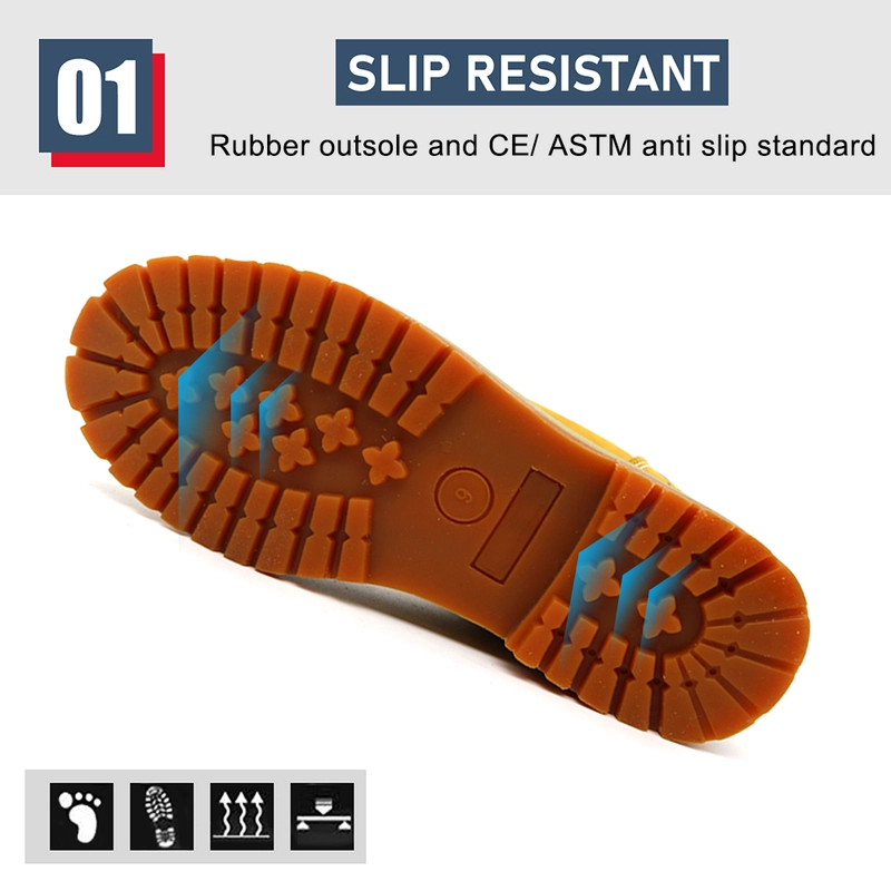 Chine TM162 Non slip rubber sole steel toe goodyear welted mens shoes safety - COPY - 6dvrq2 fabricant