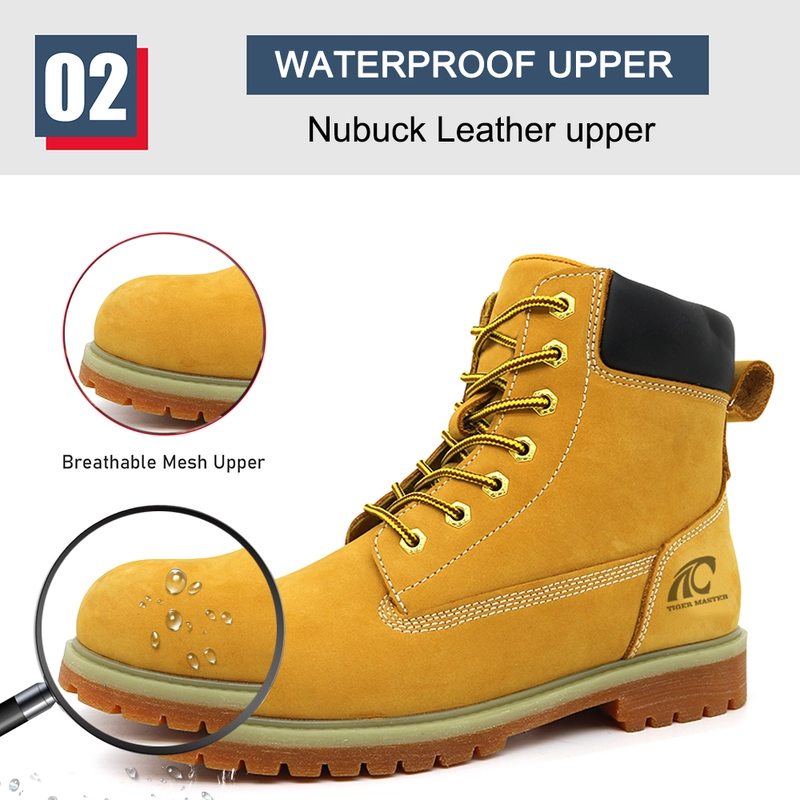 Chine TM162 Non slip rubber sole steel toe goodyear welted mens shoes safety - COPY - 6dvrq2 fabricant