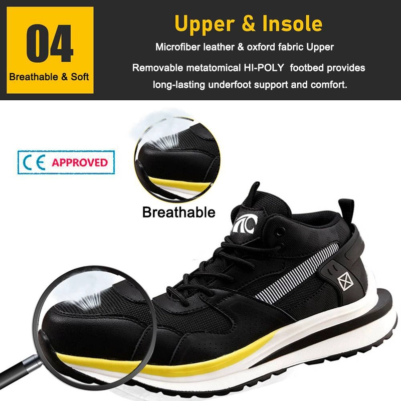 China TM267B Rutschfeste, pannensichere Herren-Sneaker, Sicherheitsschuhe, leichte Stahlkappe Hersteller