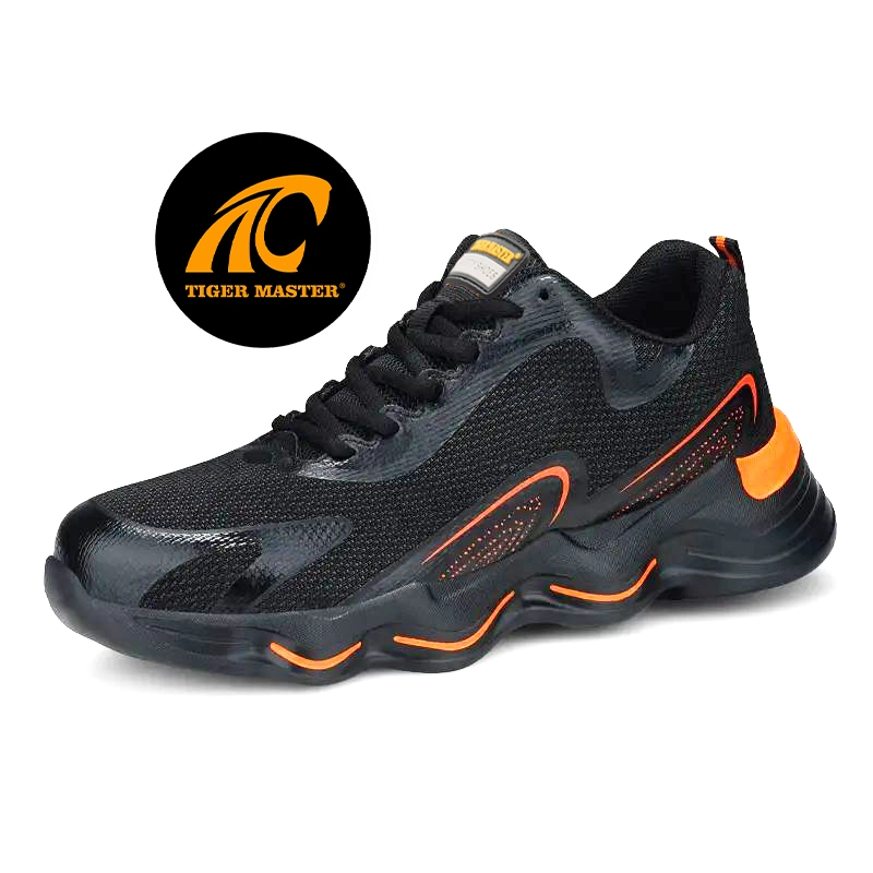 China TM3054 Non slip soft EVA sole steel toe fashion safety sneaker men shoes work manufacturer