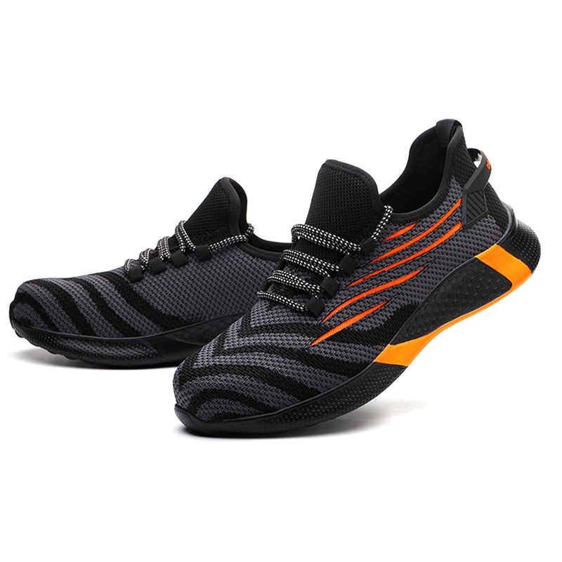 China TM3058 Anti slip puncture proof steel toe anti static fashion safety shoes sneaker manufacturer