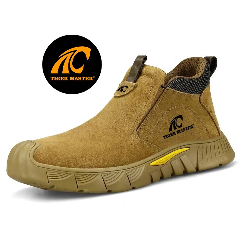 China TM3049 Hot picks anti slip rubber sole steel toe welding safety shoes without laces manufacturer