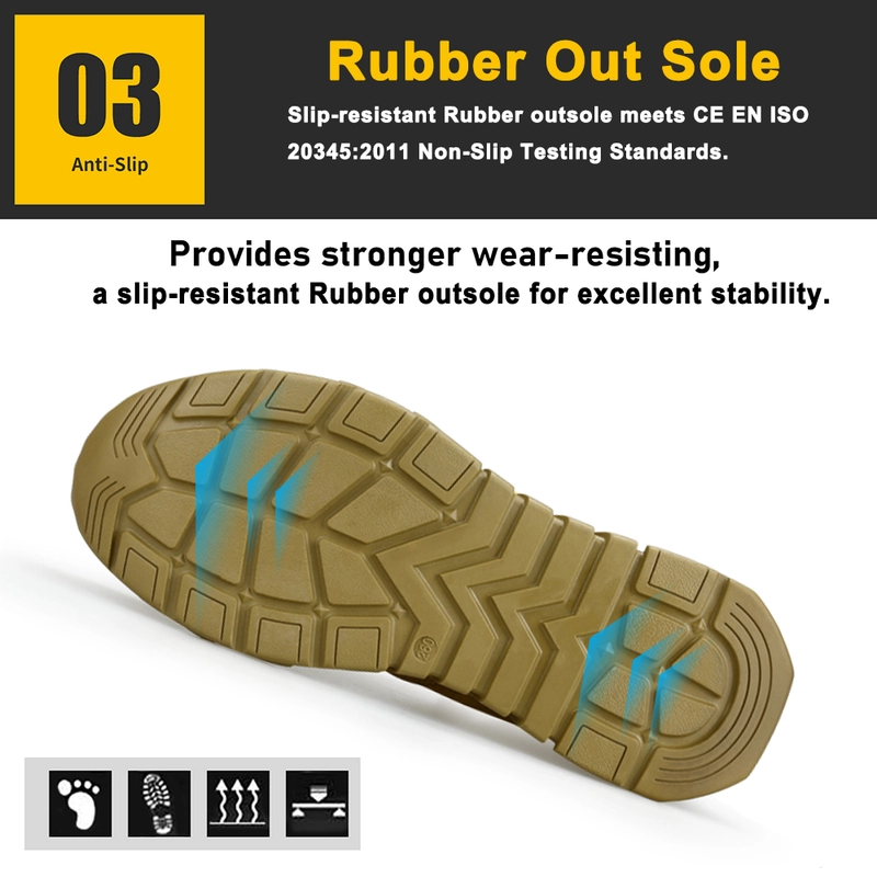 China TM3049 Hot picks anti slip rubber sole steel toe welding safety shoes without laces manufacturer