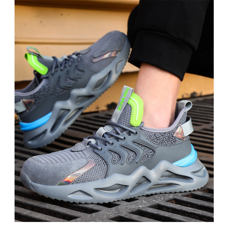 Cina TM3065 Morbida suola antiscivolo in EVA scarpe antinfortunistiche sneaker moda leggera punta in acciaio produttore