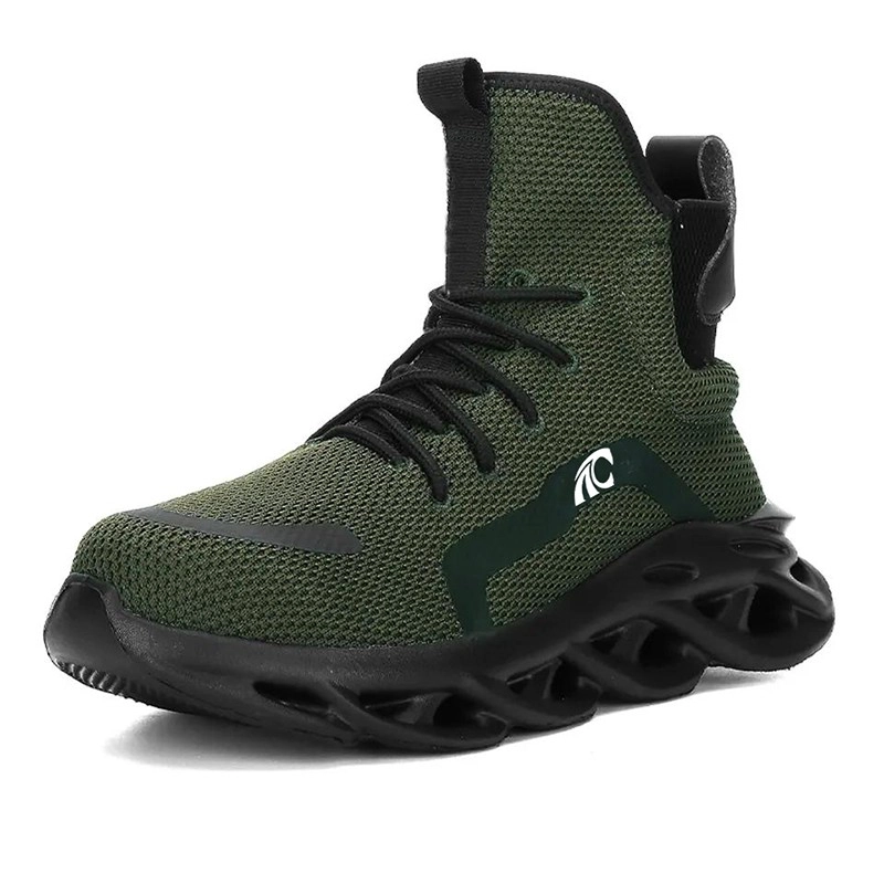 China TM3066 High ankle soft EVA sole puncture proof steel toe safety sneaker for men manufacturer