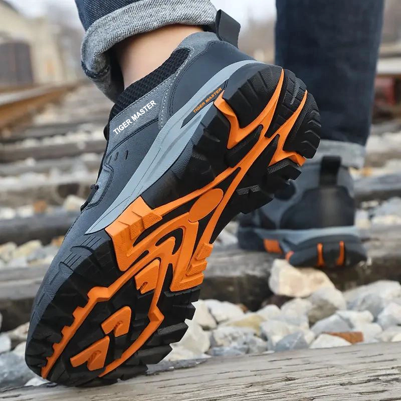 China TM3073 Wear resistant anti slip rubber sole anti puncture work safety shoes for men steel toe manufacturer