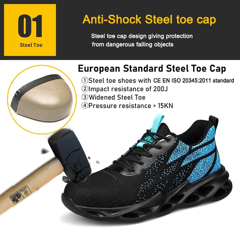 China TM3075 Soft EVA sola leve calçado de segurança esportivo casual com biqueira de aço fabricante
