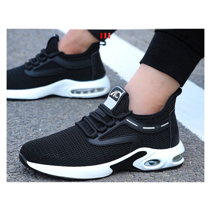China TM3076 Oil and slip resistant steel toe light weight breathable safety shoes sports for men manufacturer