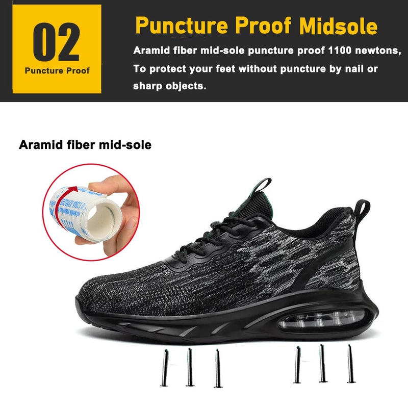 China TM3079 light weight steel toe safety sneaker for men work Indestructible manufacturer