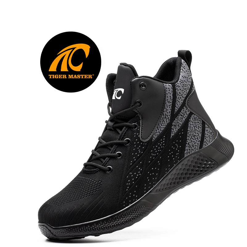 China TM3082 High ankle steel toe sports safety shoes for men light weight manufacturer