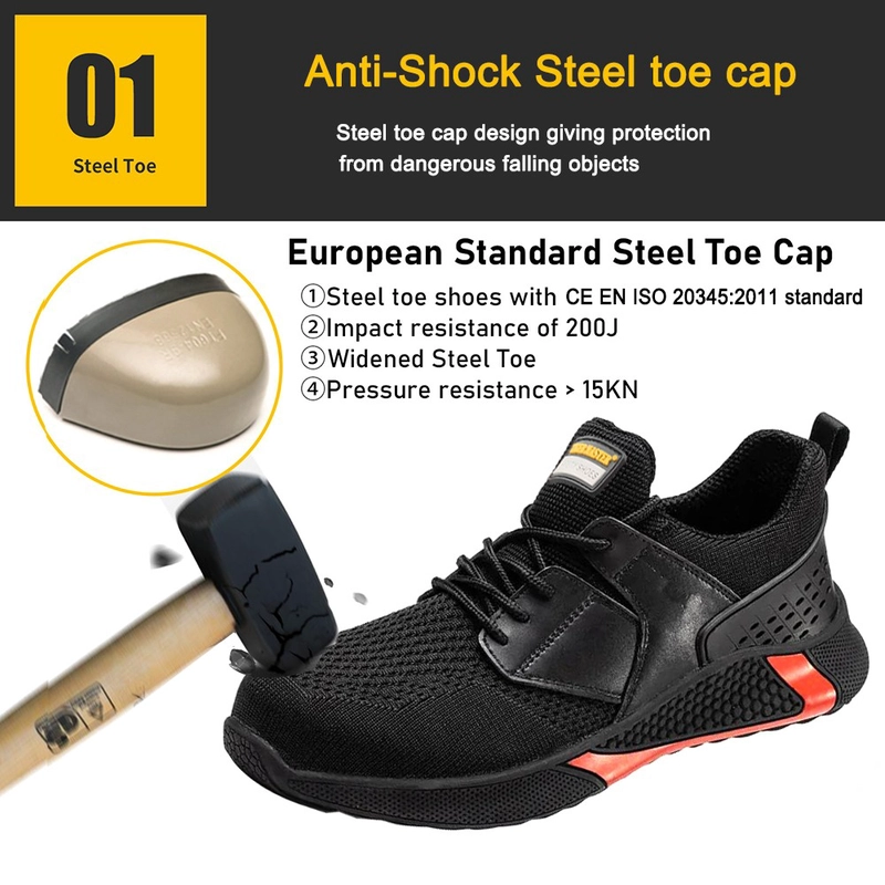China TM3084 Non slip soft EVA sole light weight sports safety shoes steel toe manufacturer