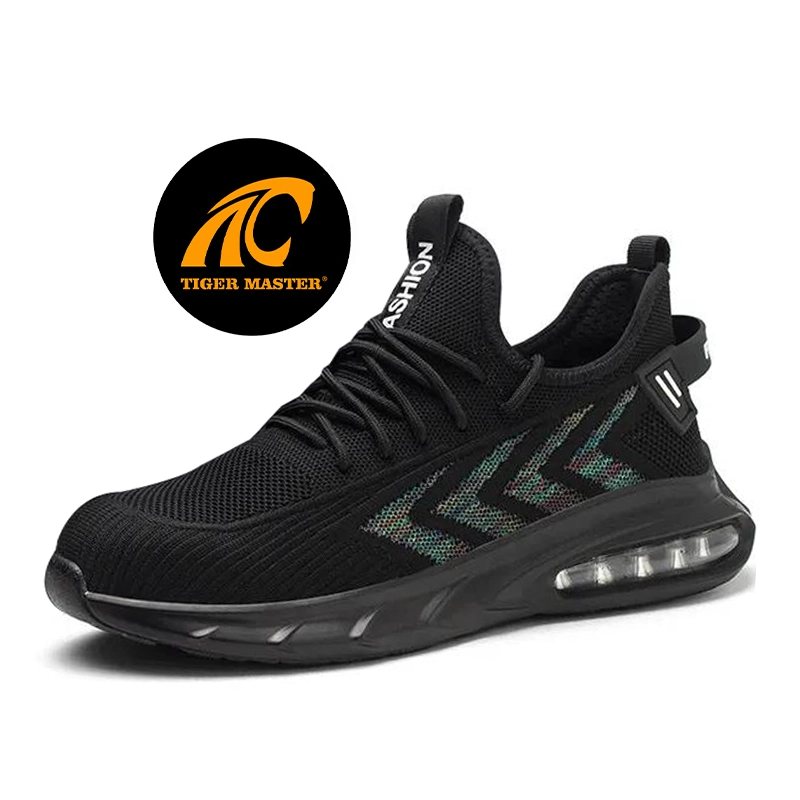 China TM3088 Shock absorber PU sole steel toe sports safety shoes for men light weight manufacturer