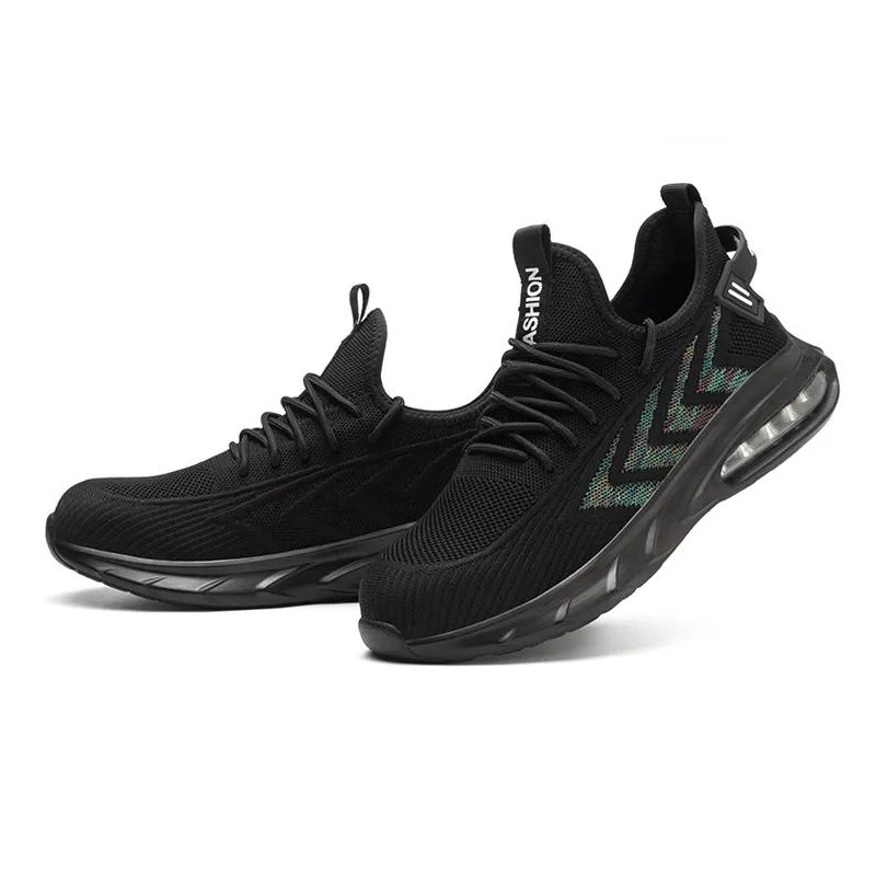 China TM3088 Shock absorber PU sole steel toe sports safety shoes for men light weight manufacturer