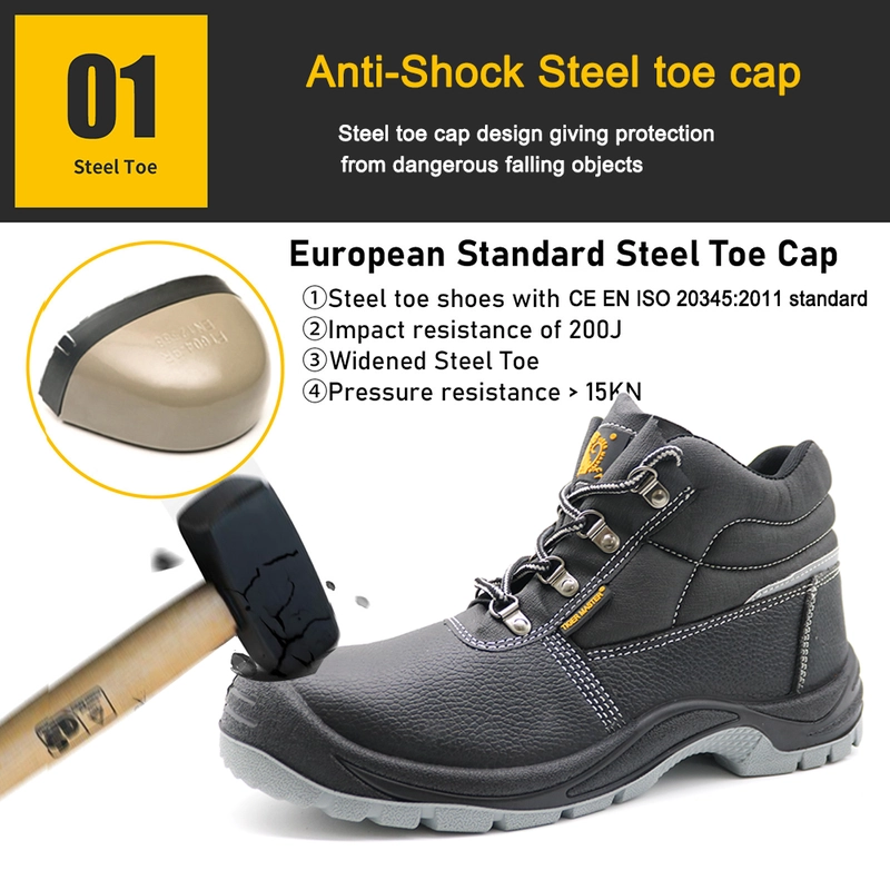 Cina TM008 Scarpe antinfortunistiche industriali da uomo antiforatura, antiscivolo, impermeabili, con punta in acciaio, verificate CE produttore