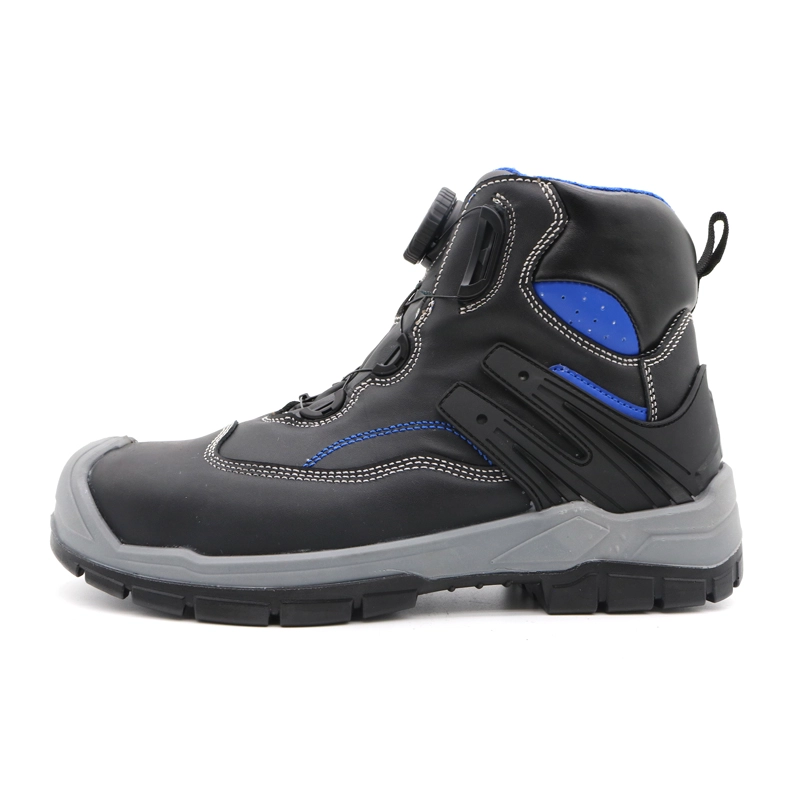 中国 TM174 New anti-slip PU sole nubuck leather puncture proof steel toe safety boots shoes for men - COPY - arei99 制造商