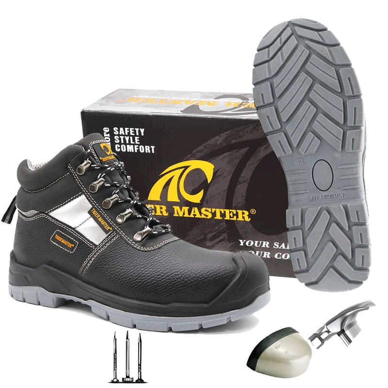 Chine TM004 Chaussures de sécurité industrielles résistantes à l'eau et à l'huile, anti-écrasement et anti-crevaison S3 fabricant