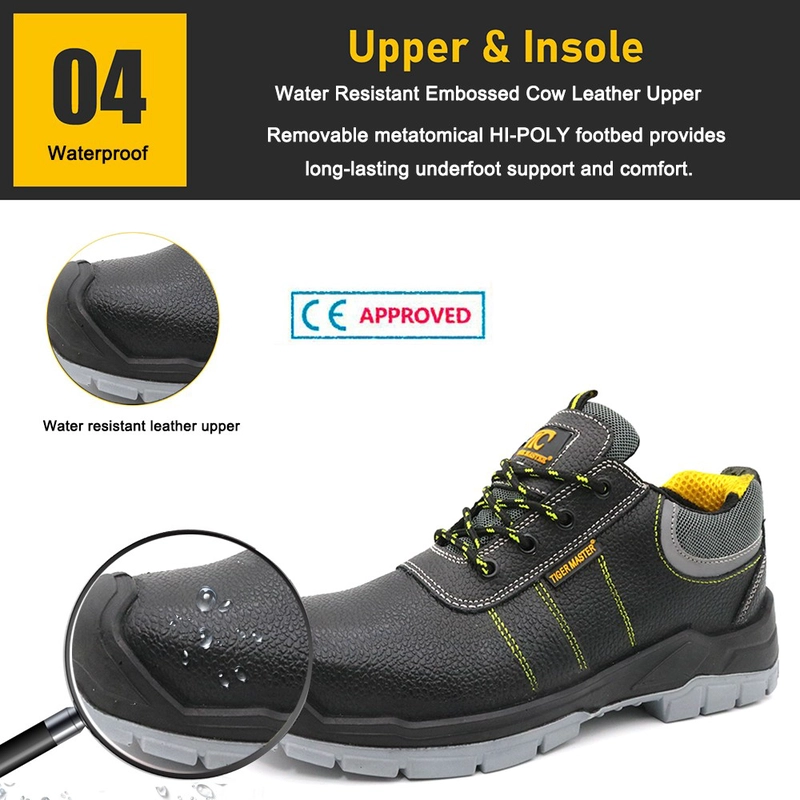 China TM007L New PU sole puncture--proof construction safety work shoes with steel toe manufacturer