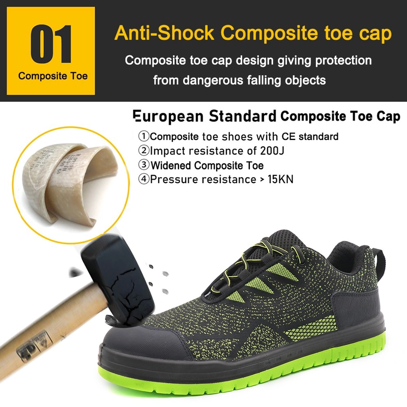 China TM288 CE certified fashionable safety shoes sport with composite toe manufacturer
