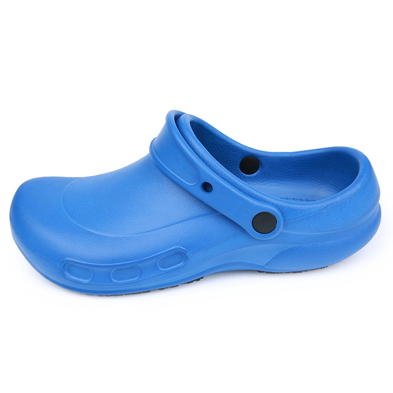 China TM3128 Anti-skid oil-proof blue EVA sandal kitchen chef shoes for men manufacturer