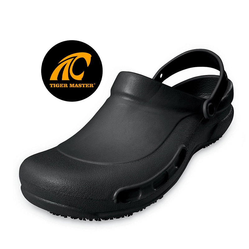 China TM3128 Anti-skid oil-proof blue EVA sandal kitchen chef shoes for men manufacturer