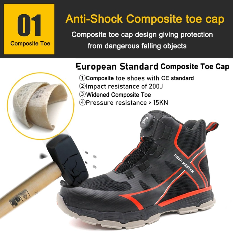 Cina TM285H Sneaker scarpa antinfortunistica alla moda con sistema di chiusura rapida e punta in composito produttore