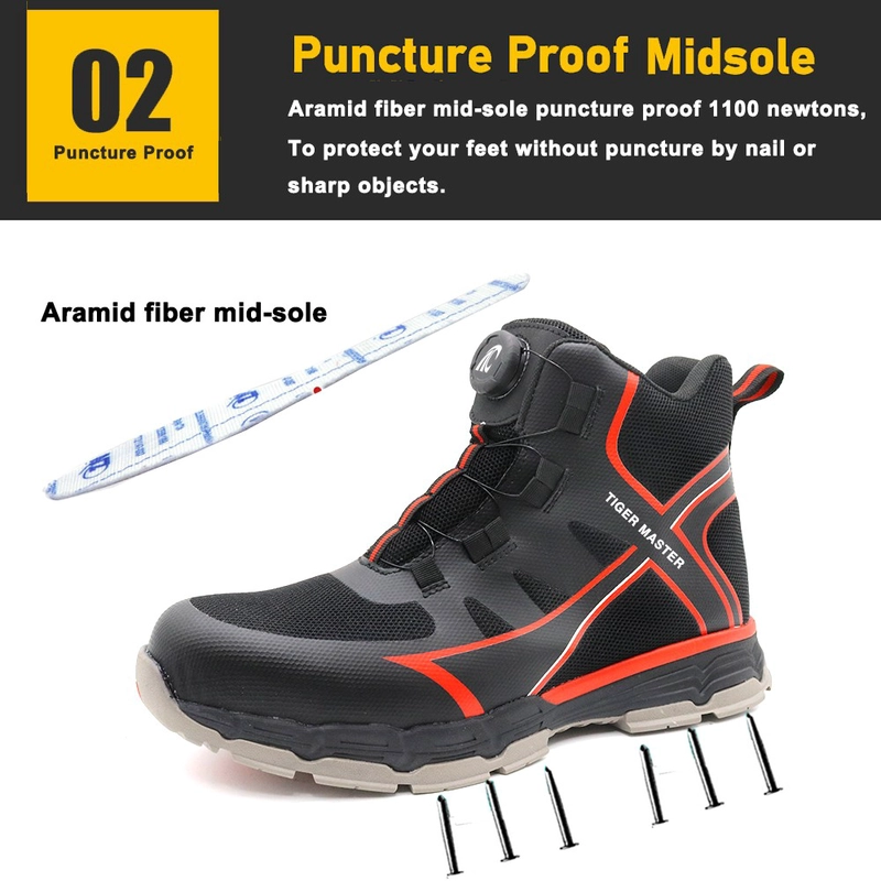 Cina TM285H Sneaker scarpa antinfortunistica alla moda con sistema di chiusura rapida e punta in composito produttore