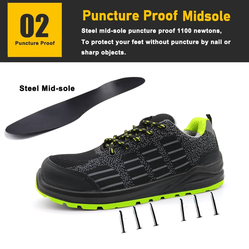 China TM274 Anti-slip oil resistant cheap sport safety shoes with steel toe manufacturer