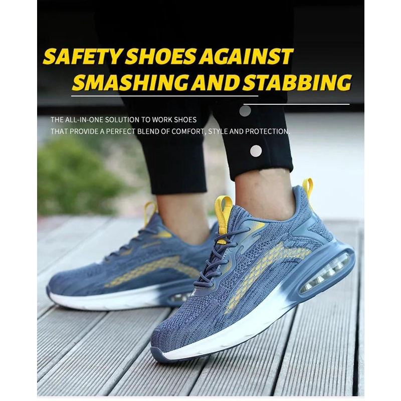 Chine TM3141 Chaussures de sécurité de sport légères à coussin d'air à la mode avec embout en acier fabricant