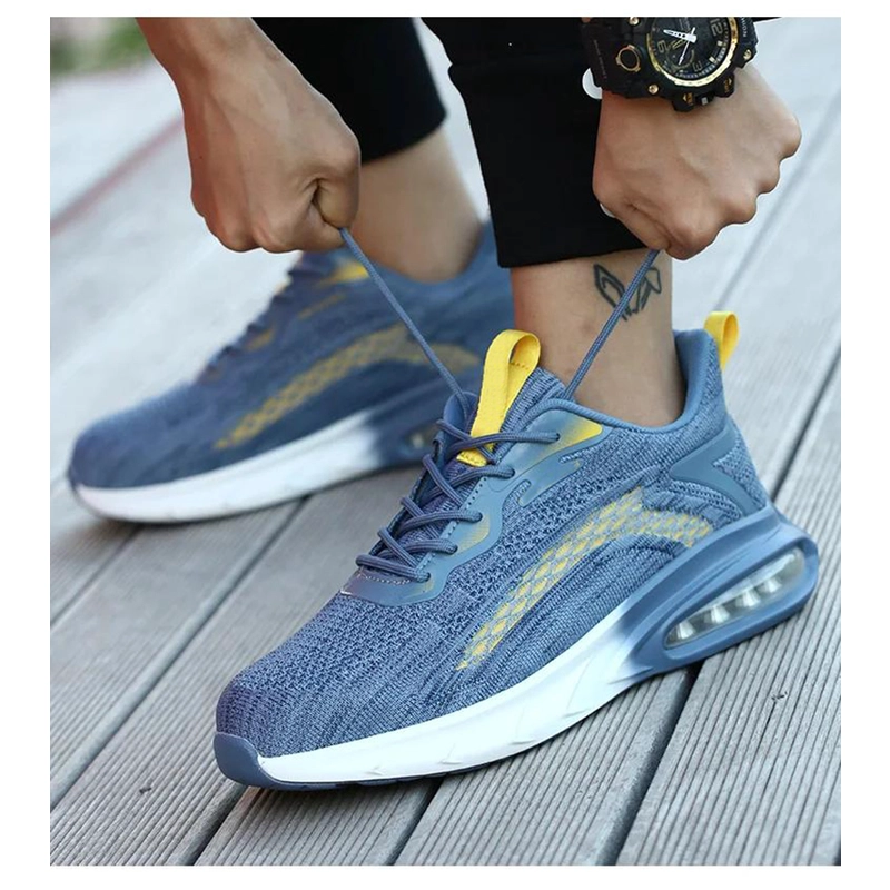 Chine TM3141 Chaussures de sécurité de sport légères à coussin d'air à la mode avec embout en acier fabricant
