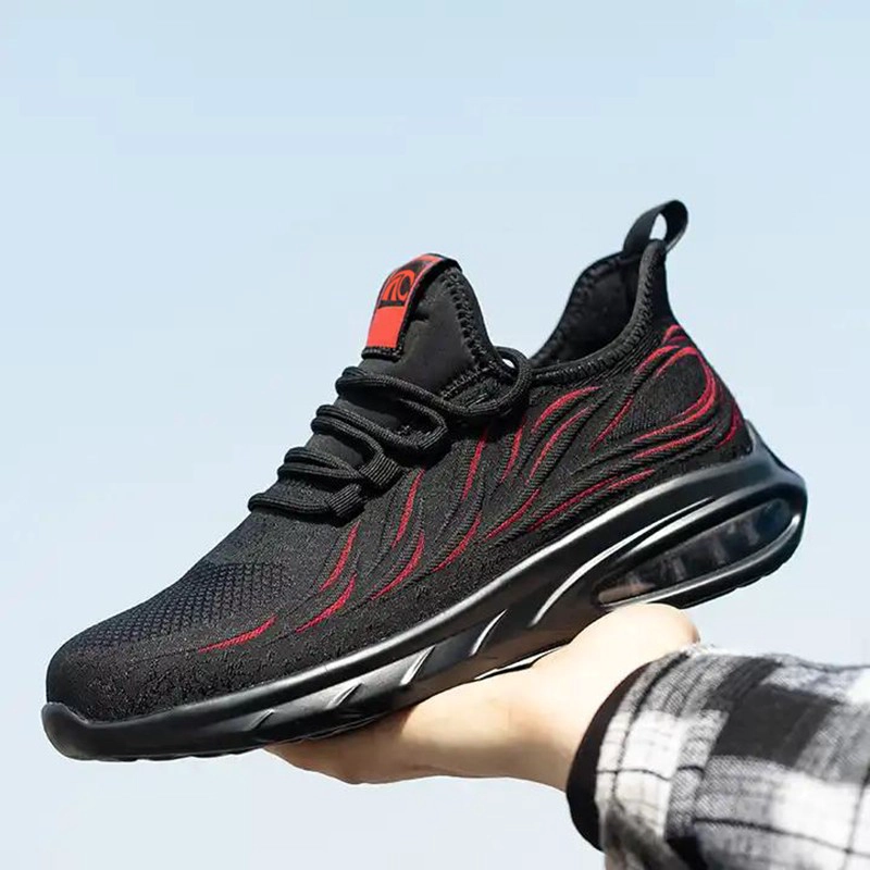 China TM3143 Air cushioned light weight men sneaker safety shoe with steel toe manufacturer