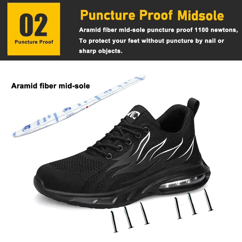Chine Chaussures de sécurité de sport légères à bout en acier anti-crevaison TM3147 pour hommes fabricant