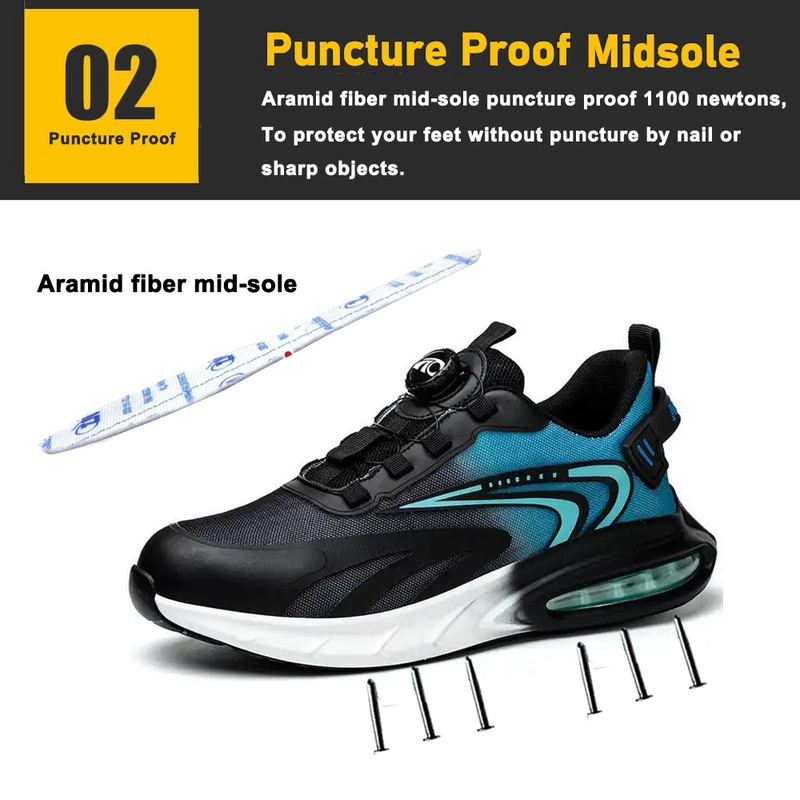 Chine TM3148 Chaussures de sécurité sport à la mode avec système de verrouillage rapide avec embout en acier fabricant